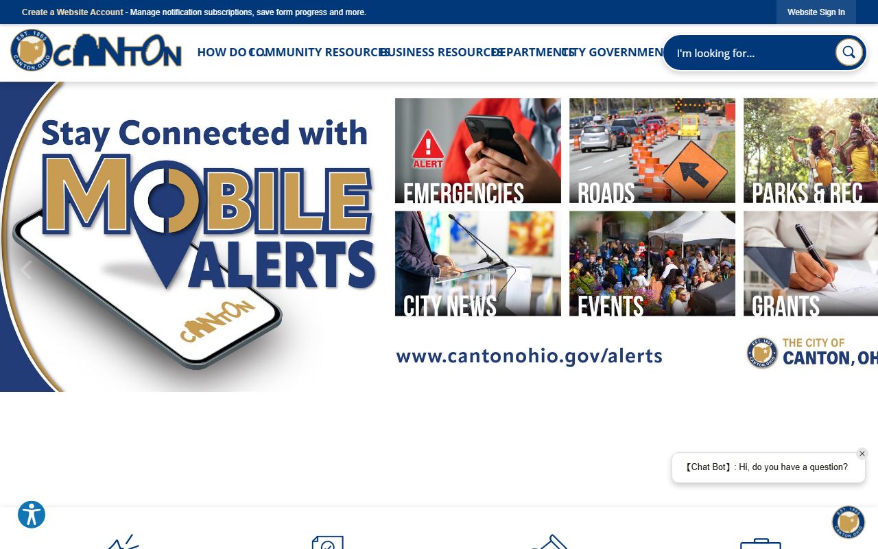 Canton warrant records Police Department website