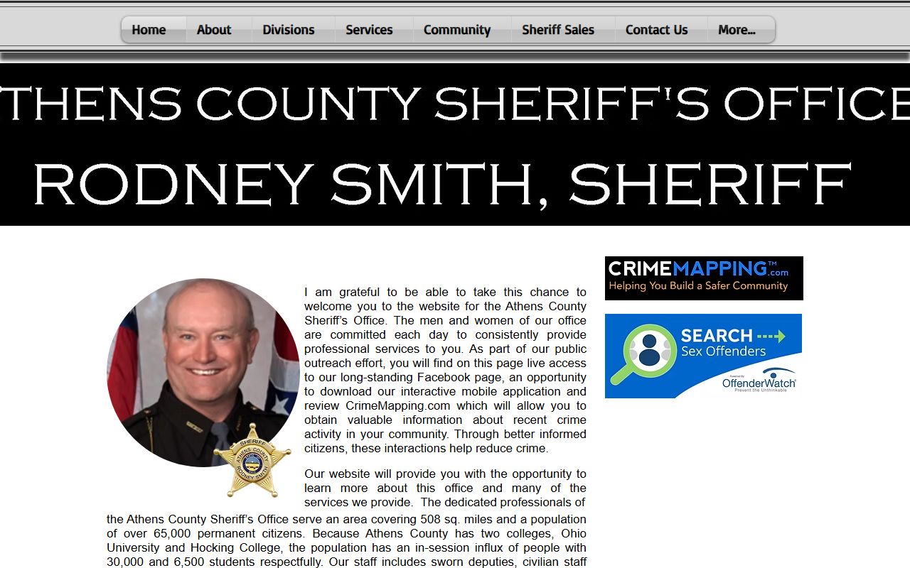 Athens County warrant records sheriff office website