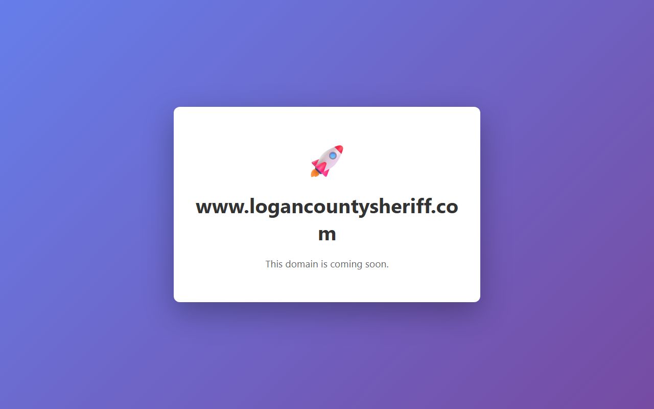 Logan County warrant records