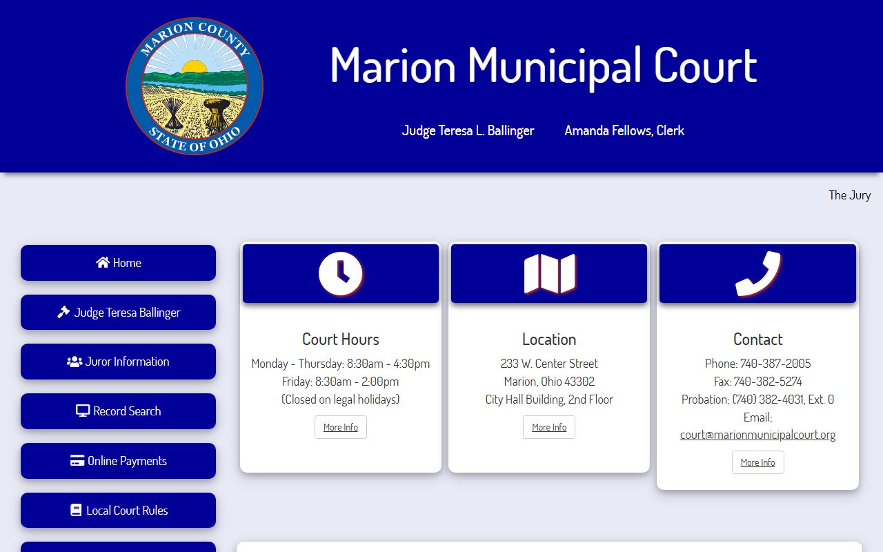 Marion County warrant records