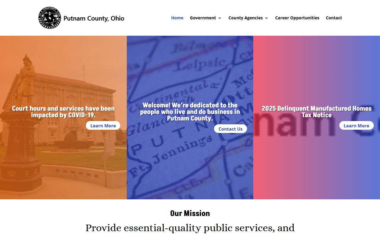 Putnam County government website