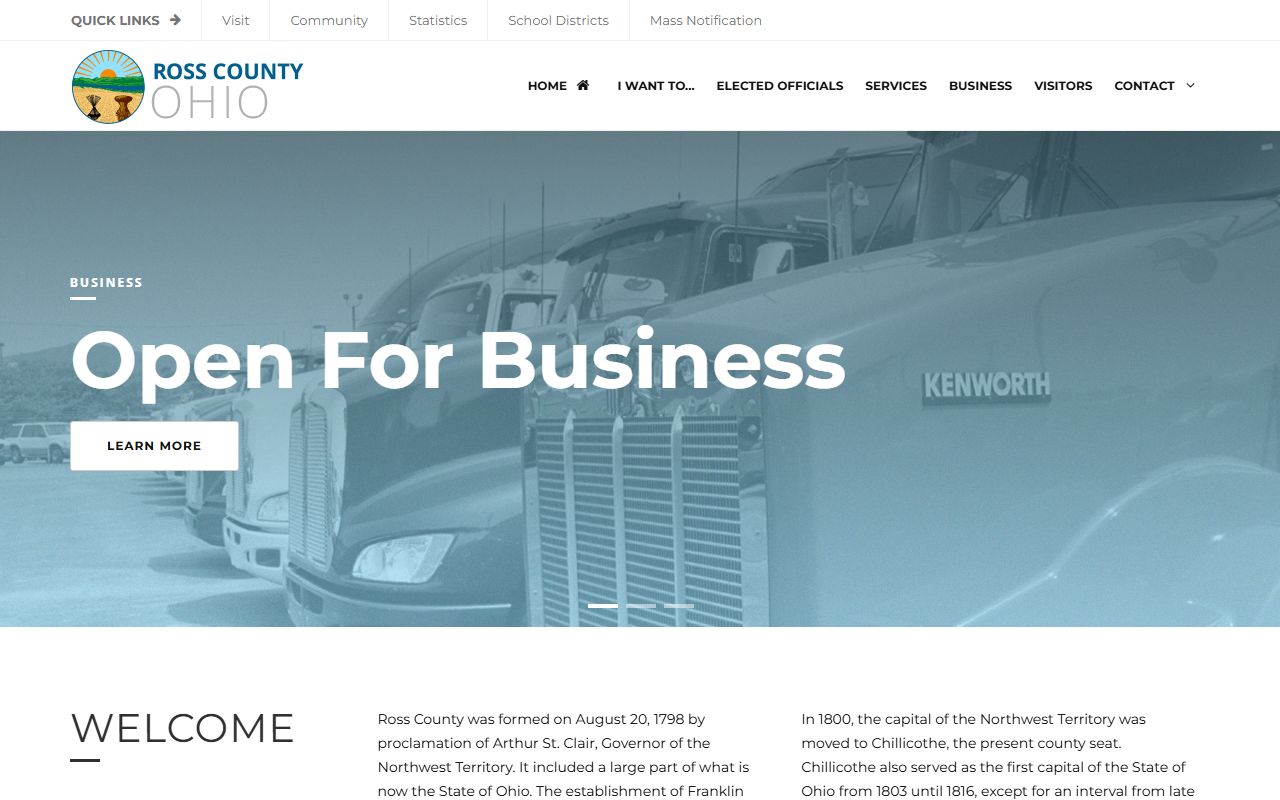 Ross County government website