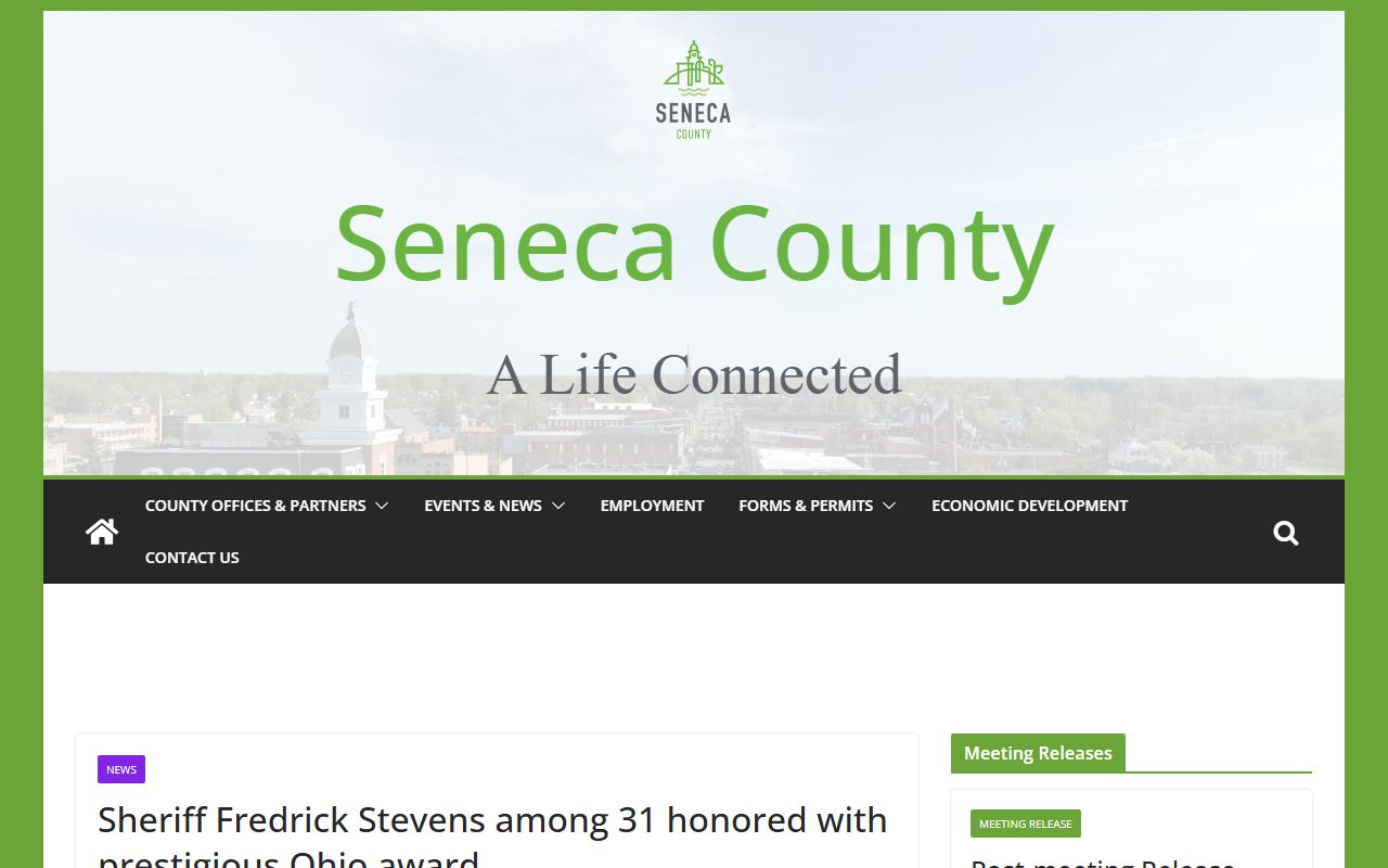 Seneca County Sheriff's Office website
