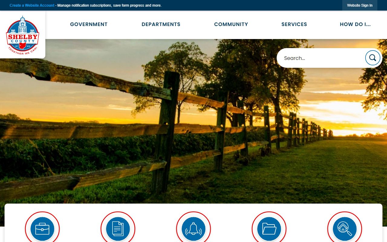 Shelby County government website