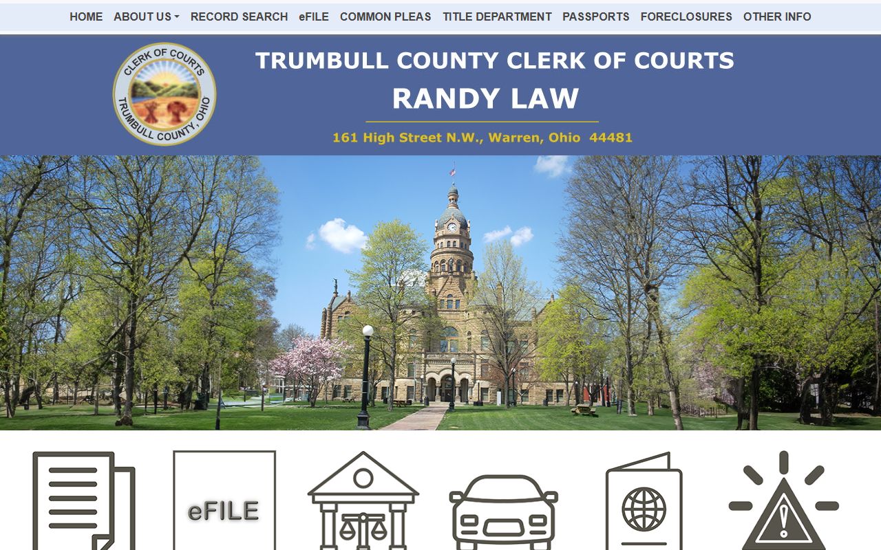Trumbull County warrant records