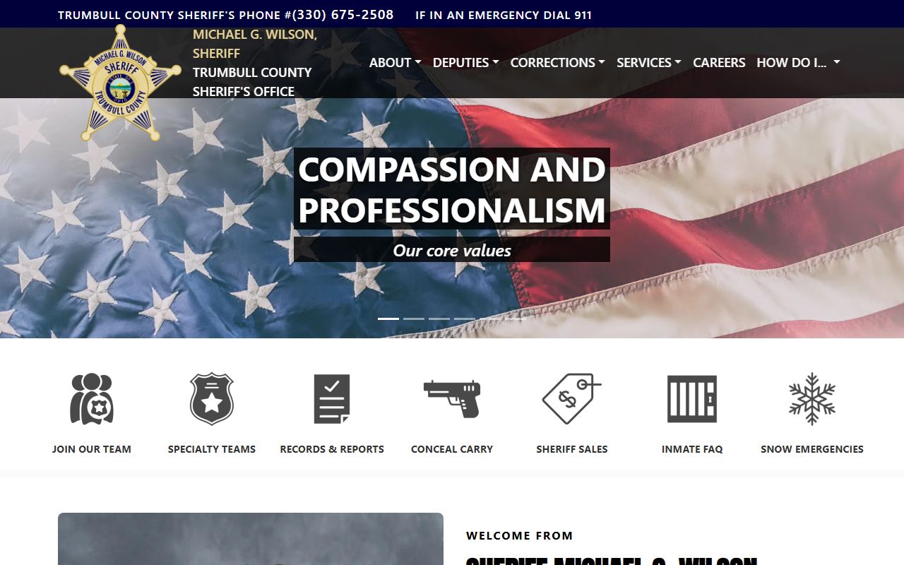 Trumbull County warrant records