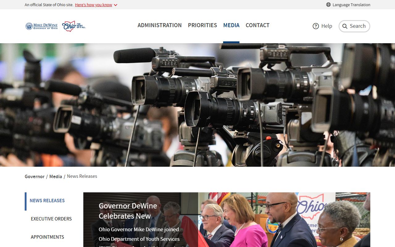 Ohio Governor warrant records task force